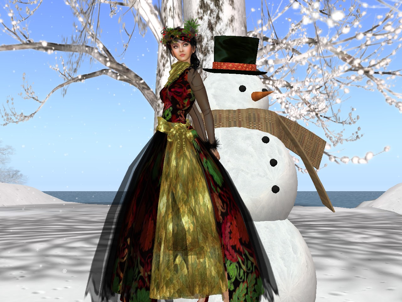 Mariko Nightfire A Virtual Life A Second Life Christmas
