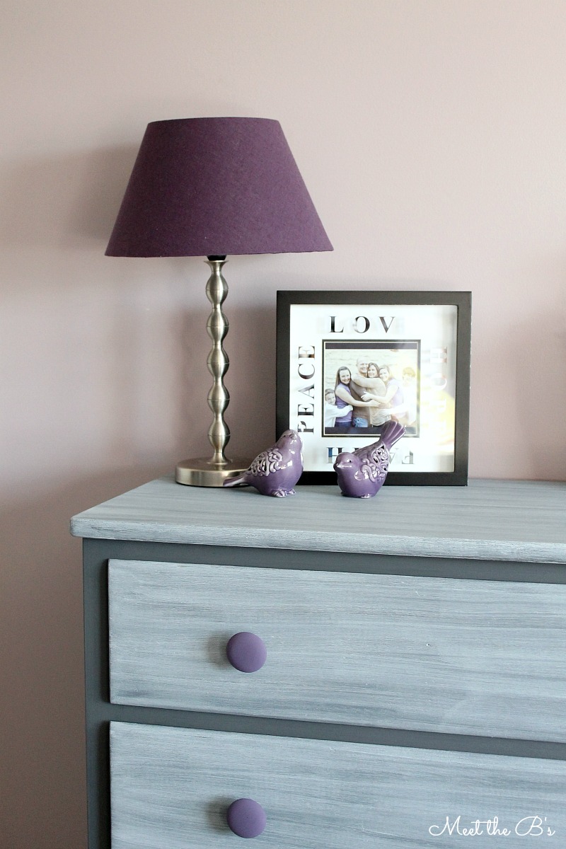 Dresser Makeover- How to grey wash a dresser with chalk paint!