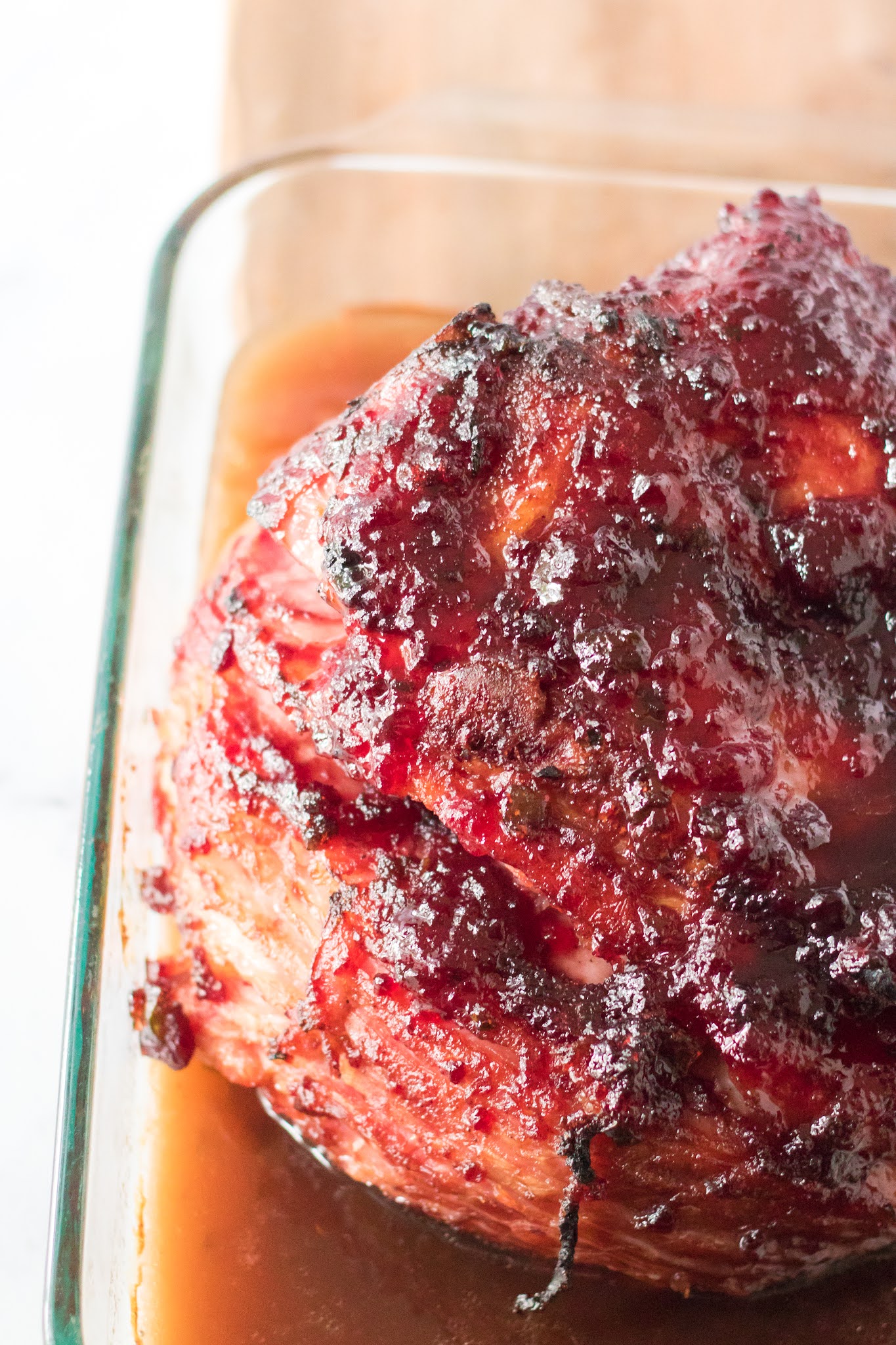 Cranberry Pepper Jelly Glazed Ham