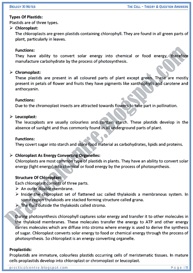 the-cell-theory-and-questions-answers-biology-11th