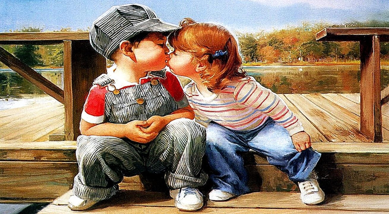 Pictures 10 of 19   Romantic Cute Baby Kiss Hd Wallpaper 297