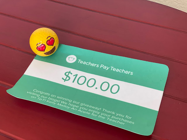 Monthly $100 Teachers pay Teachers Gift Card Giveaway - September 2021