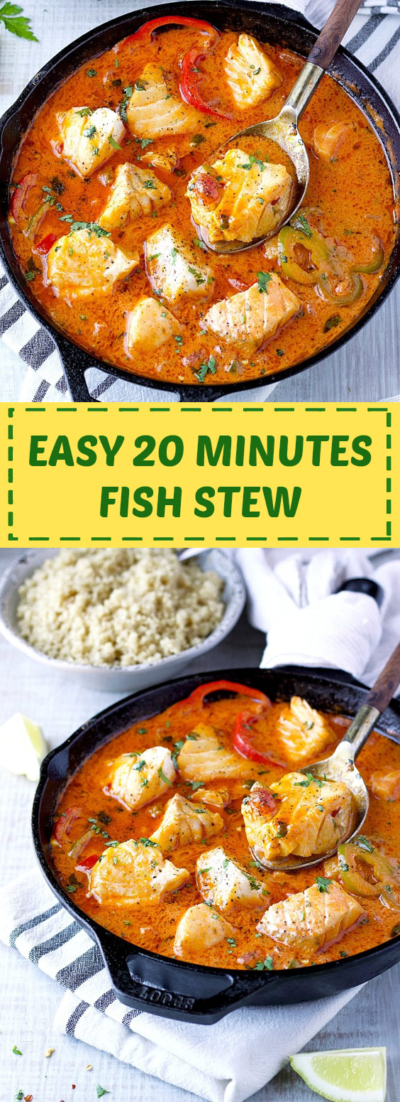 Easy 20 Minutes Fish Stew