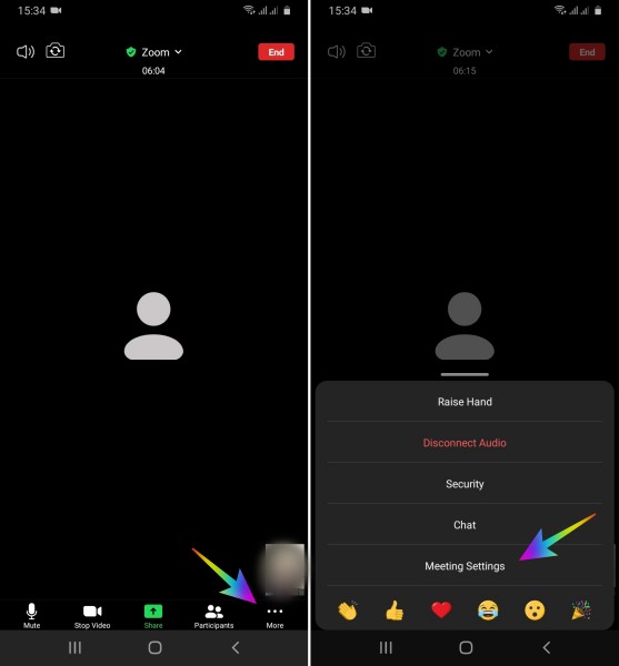 Cara Mute dan Unmute suara di Aplikasi Zoom di Ponsel POPTech