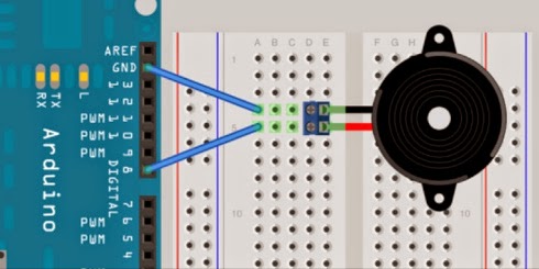 Proyek Arduino Piezo Sounder