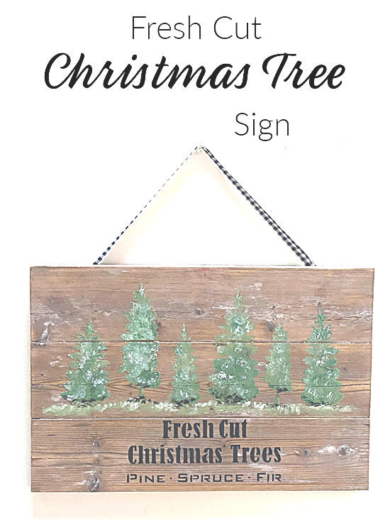 Pinterest pin Christmas sign