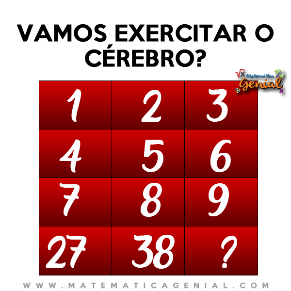 Incrível QUIZ Para treinar sua mente e praticar matemática \Prof