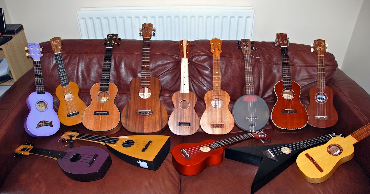 The current ukulele collection