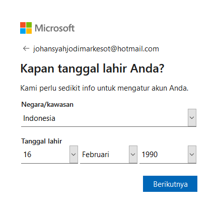 CARA MEMBUAT EMAIL BARU