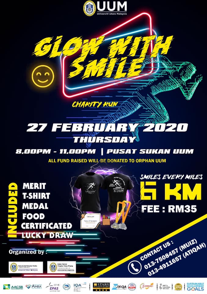 RUNNERIFIC Charity Run Glow With Smiles