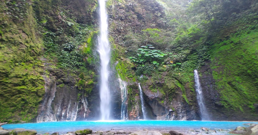 Air Terjun Telaga Dwi Warna Sibolangit, Sumatera Utara