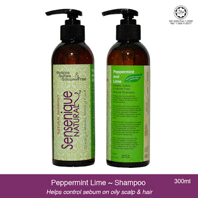 Syampu Dan Conditioner Sensenique Natural, syampu tanpa bahan kimia, conditioner tanpa bahan kimia, syampu naturaly, natural shampoo, shampoo,