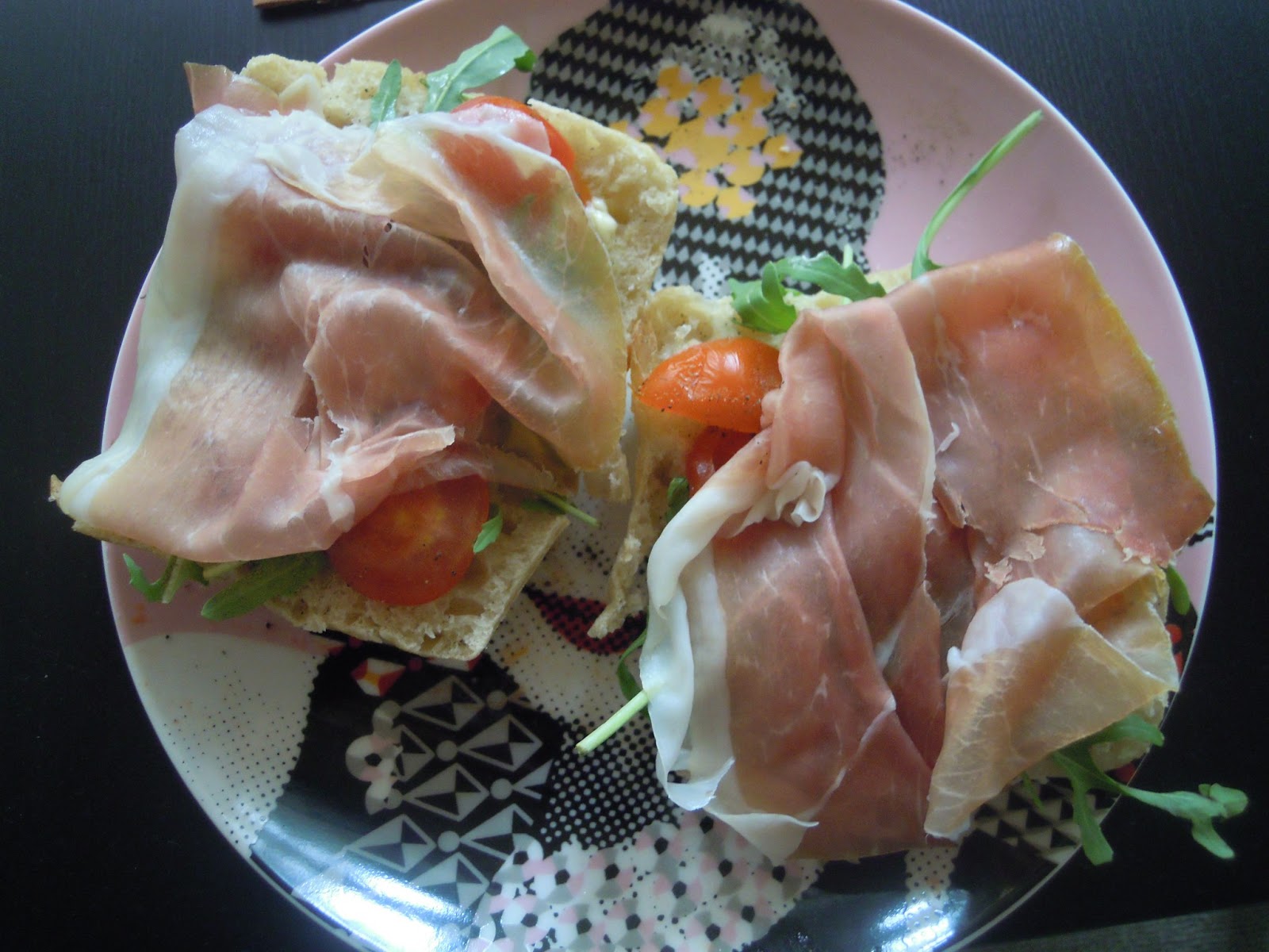 Weight Watchers: Ciabatta mit Schinken und Tomate
