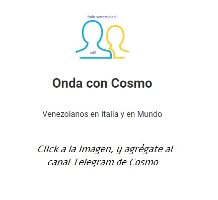 Agrégate al Canal Telegram Onda con Cosmo