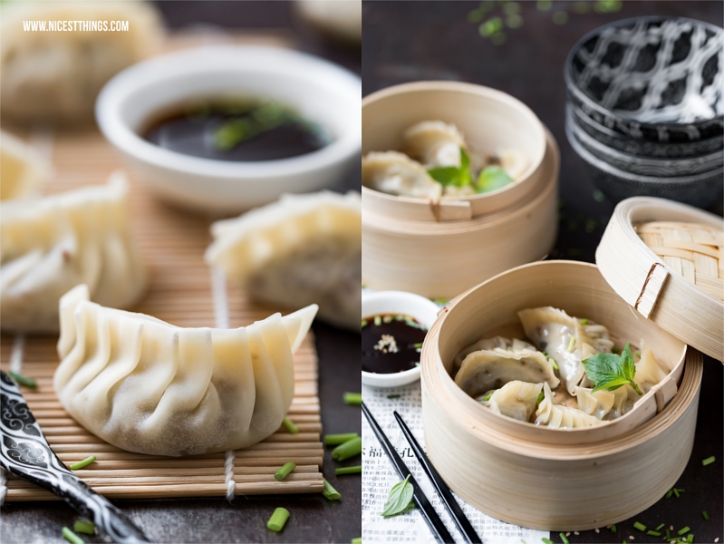 Gyoza Jiaozi Dim Sum Dumplings Gedampfte Asiatische