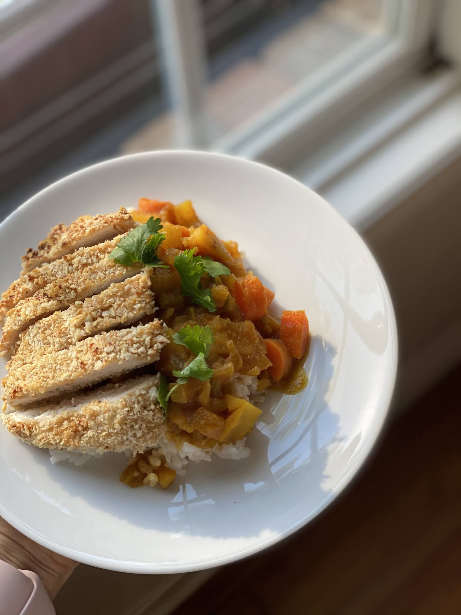 AirFryer Chicken Katsu Curry How to Make Fried Chicken in the Air Fryer