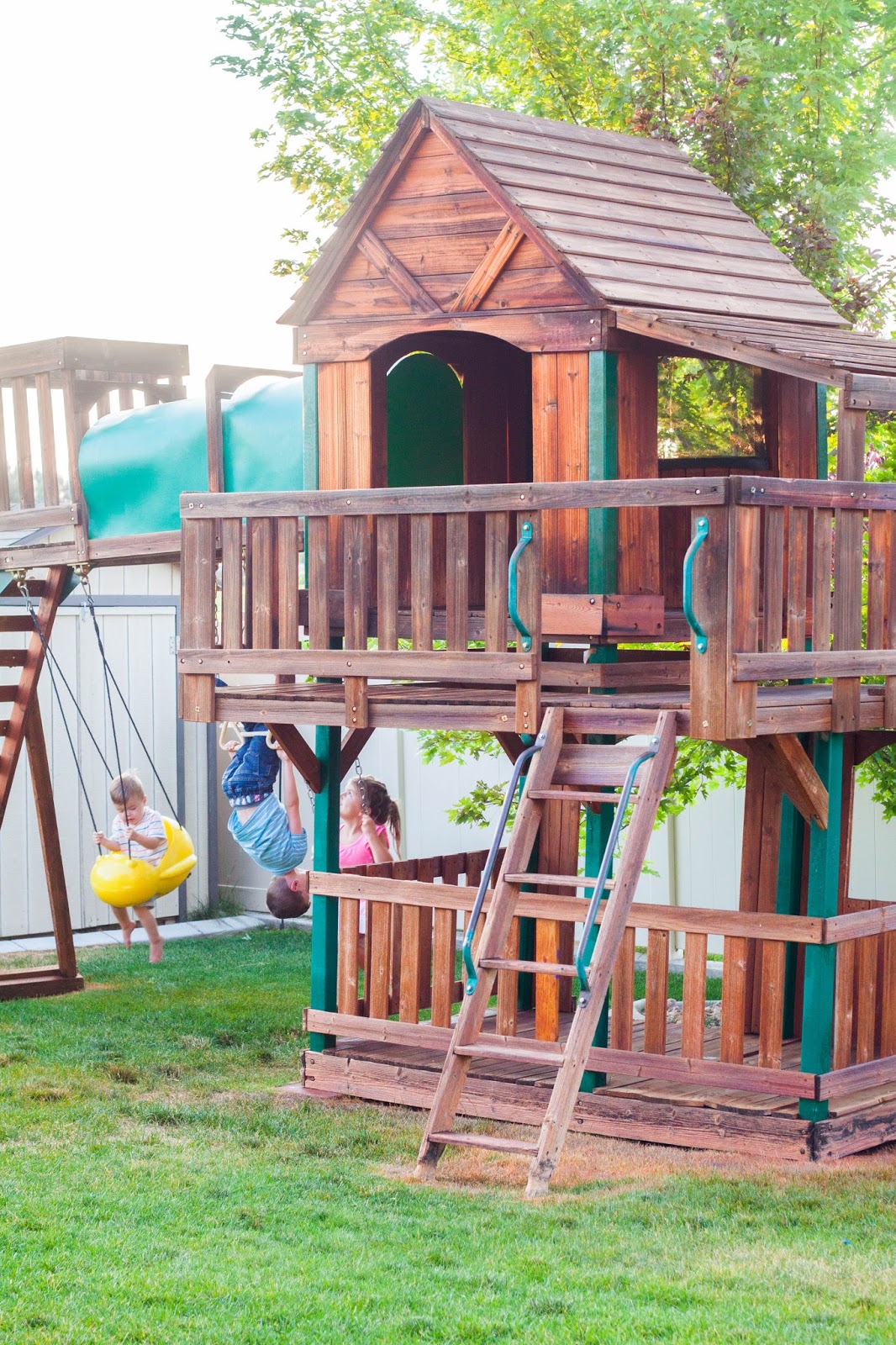 do it yourself divas How to Refinish an Old Swing Set