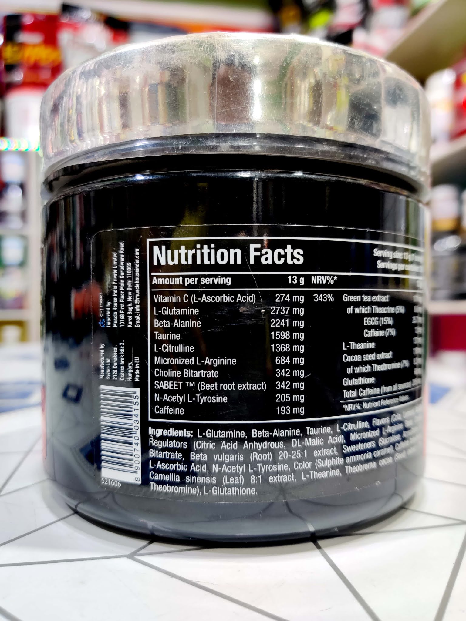 One Science GHOST PreWorkout Powder, 30 Servings NCRFS