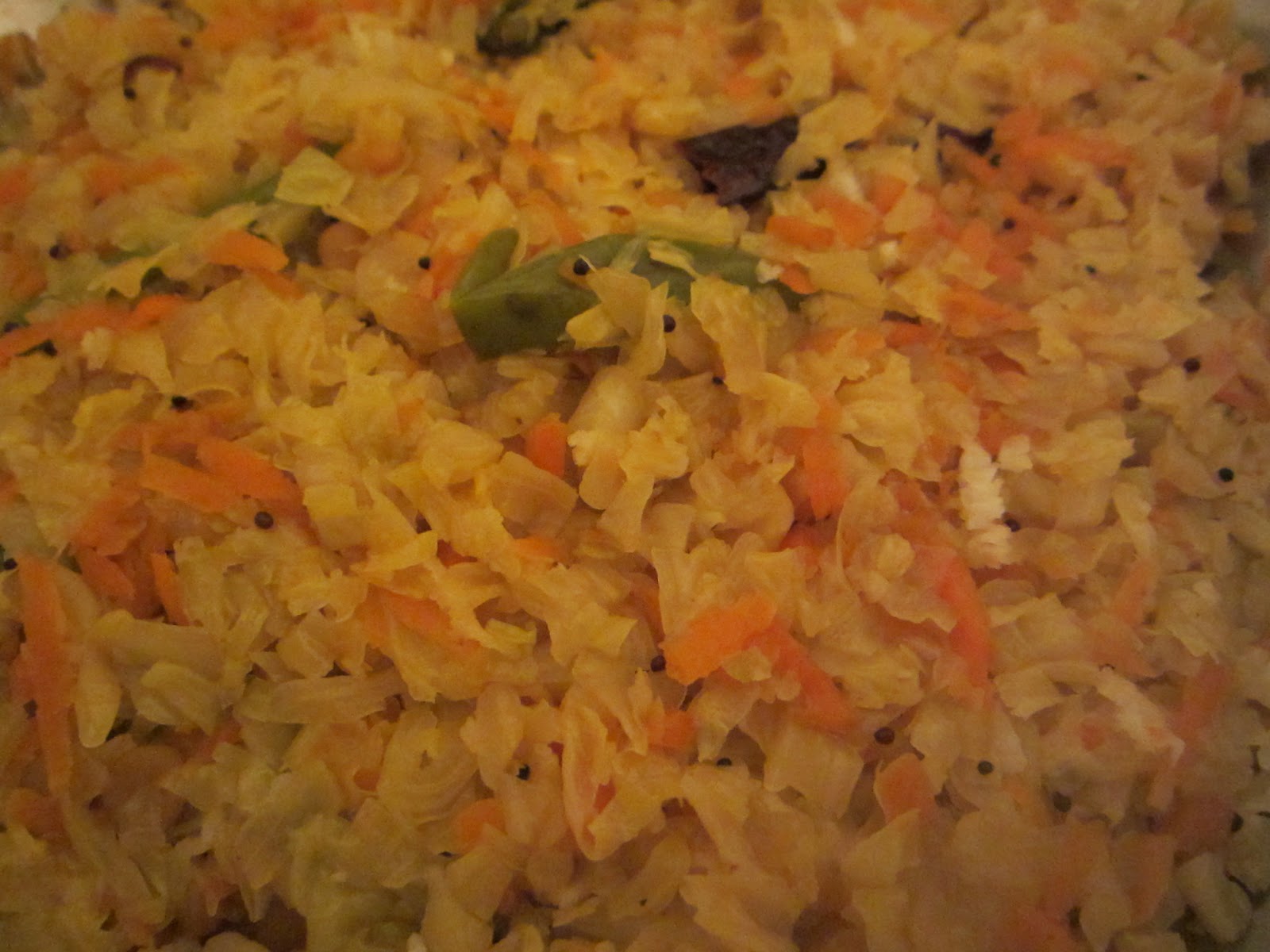 Authentic Indian Recipes CABBAGE CARROT SABZI
