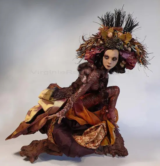 Virginie Ropars arte esculturas surreais bonecas macabras sombrias feminino