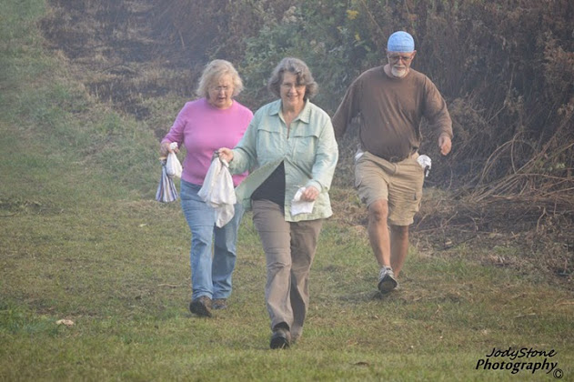 Bird banding with Mark Armstrong at Seven Islands State Birding Park - 2014