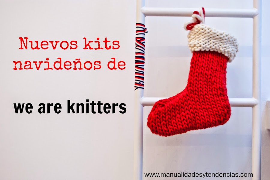 Kits navideños de We are knitters