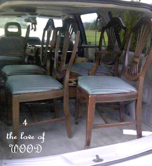 4 the love of wood FIXING BROKEN DINING CHAIRS sheild back chairs