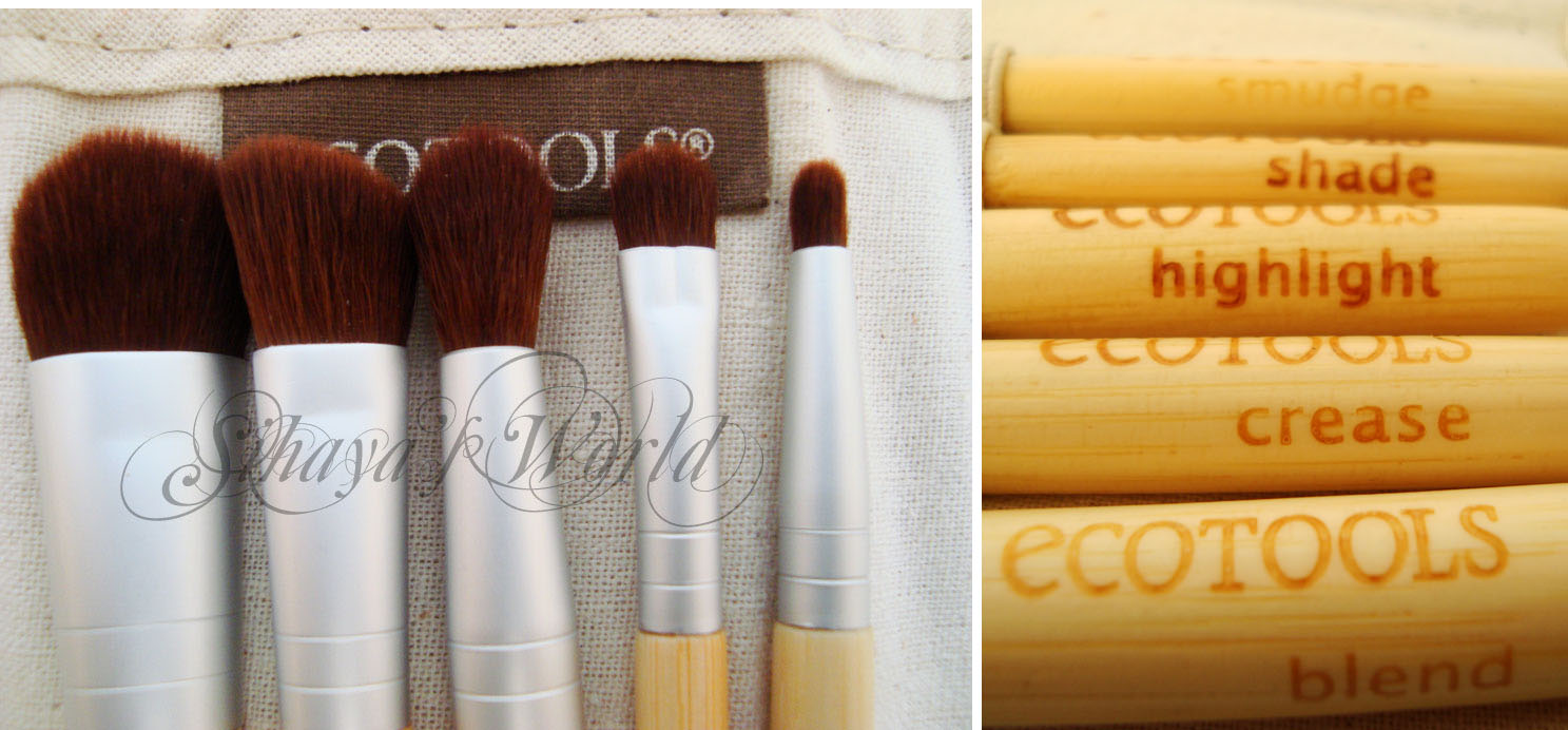 Review Ecotools brushes Sihaya's World