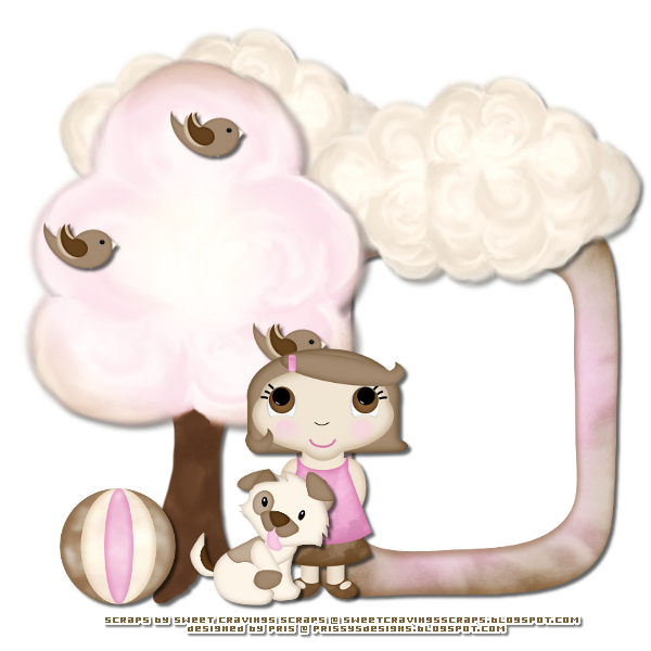 Sweet Cravings Scraps by Kara: Check out this cool cluster frame from