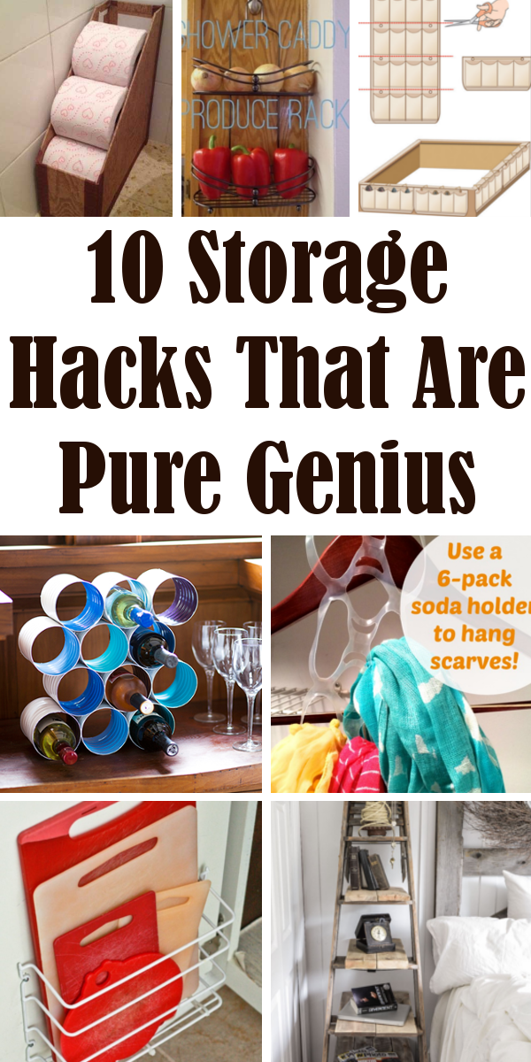 10 Storage Hacks That Are Pure Genius | DIY Home Sweet Home