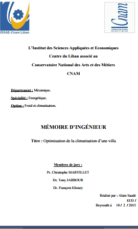 exemple mémoire ingénieur