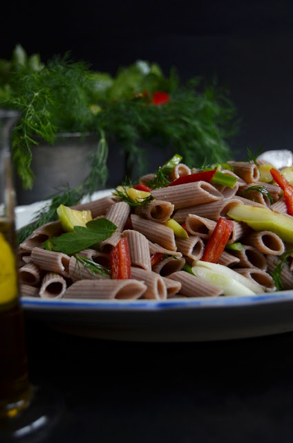 Salata de paste cu hrisca (fara gluten)