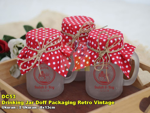 Drinking Jar Doff Packaging Retro Vintage