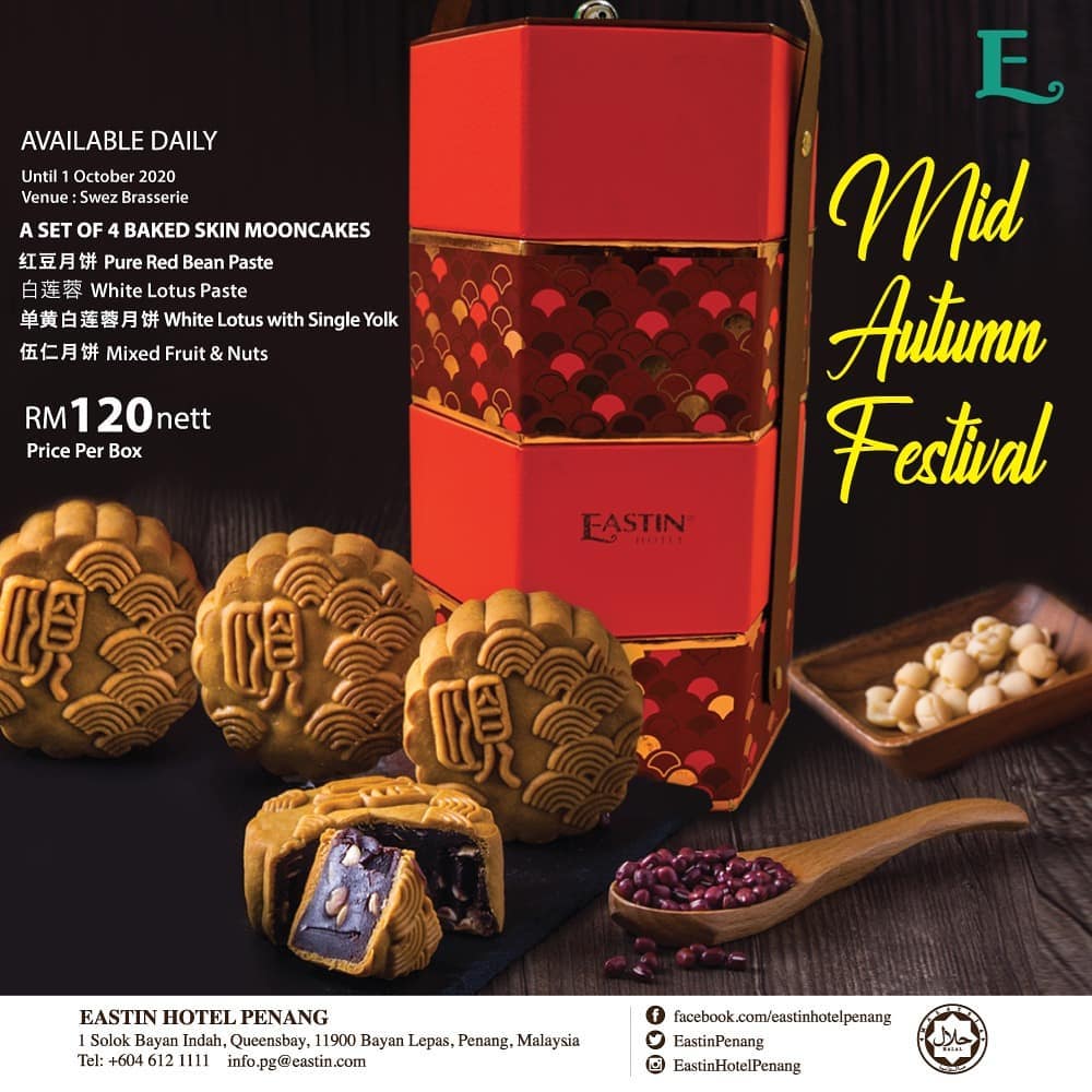 Celebrate Mid Autumn Festival with Mooncakes by Eastin Hotel, Penang.