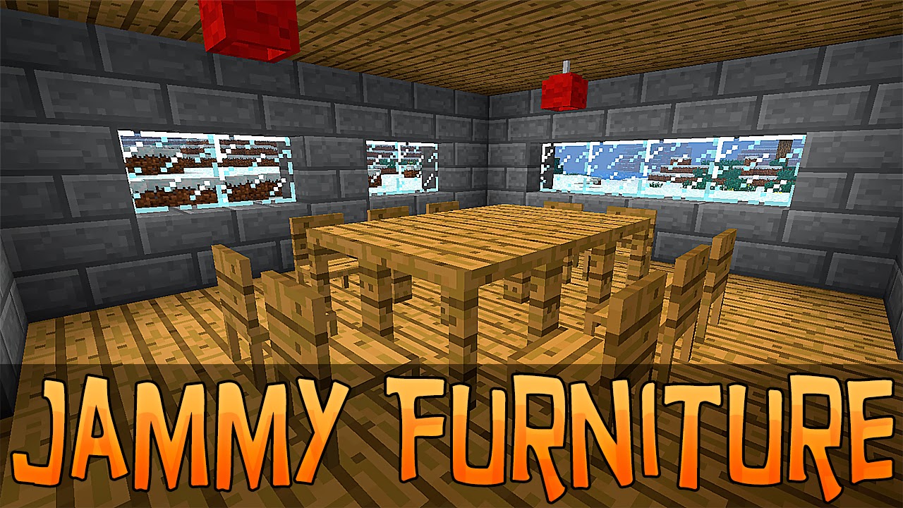 Скачать Furniture Mod для minecraft 1.7.10