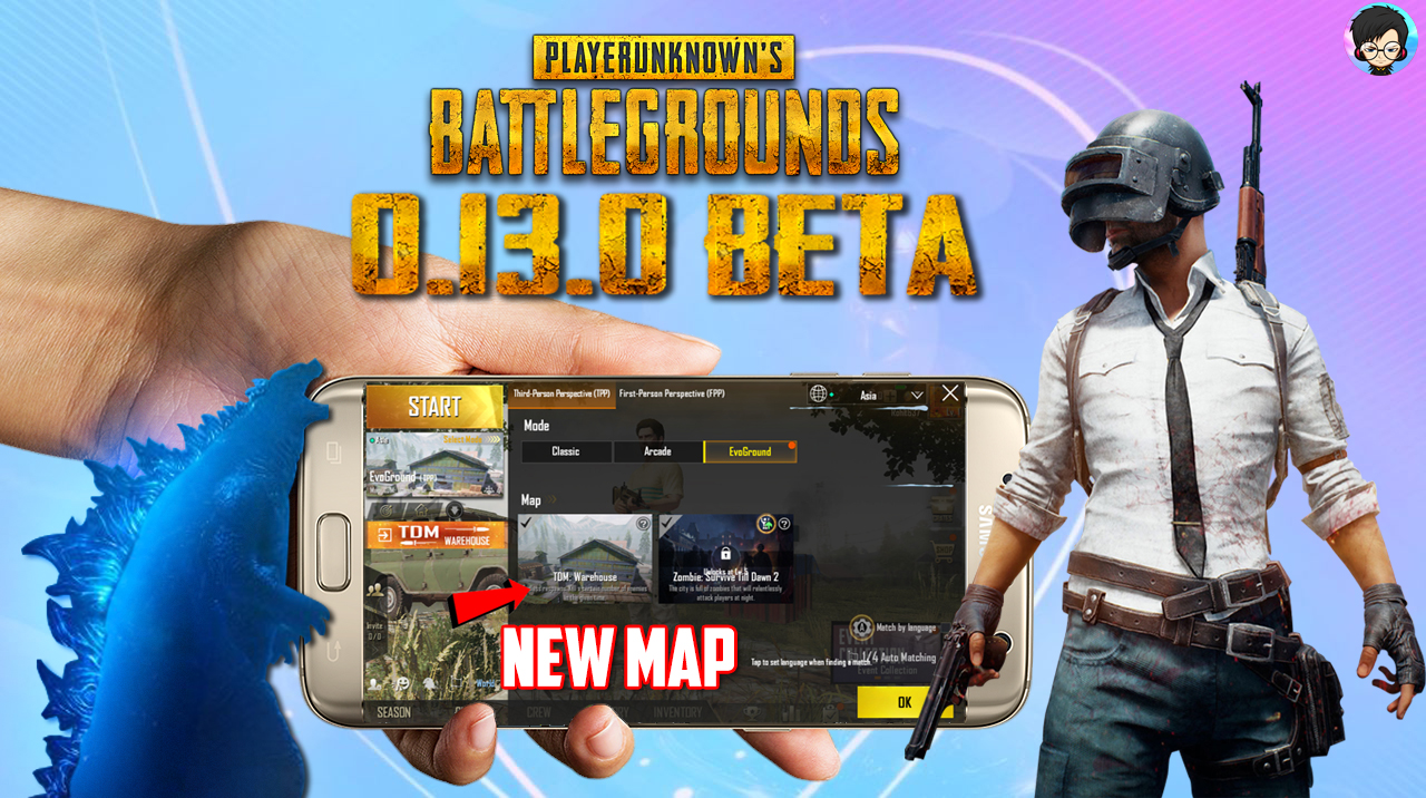 PUBG MOBILE 0.13.0 BETA APK | GODZILLA MAP | - ANSH GAMER