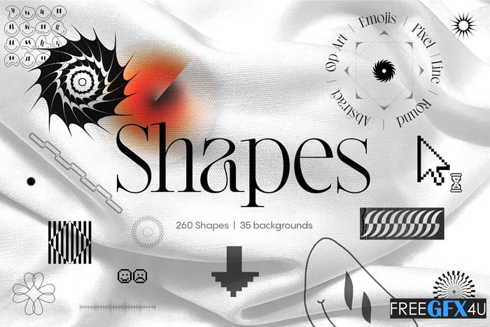 Shapes and Backgrounds Pack