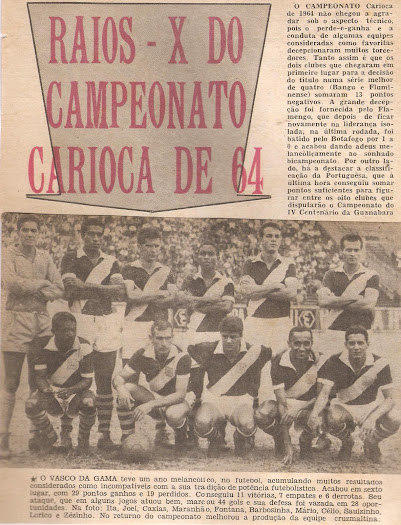 Vasco Campeão Intercontinental de 1953 | Sabedoria Arcana