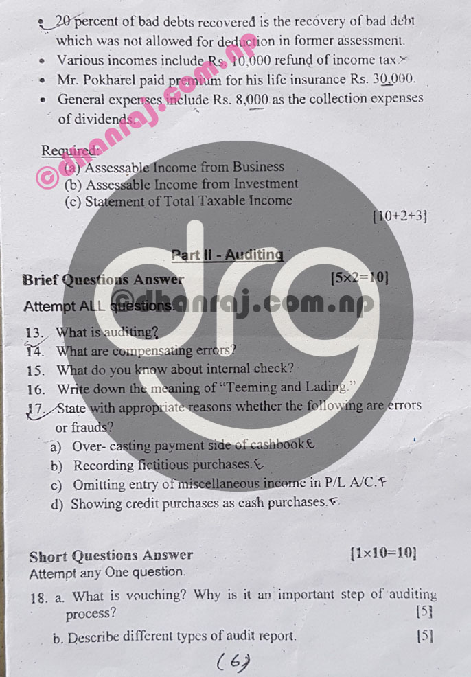 Fundamentals-of-Taxation-and-Auditing-Mgt218-Question-Paper-2077-2021-BBS-Third-Year-Download-PDF