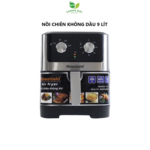 NỒI CHIÊN KHÔNG DẦU DUNG TÍCH 9 LÍT, CÔNG SUẤT 1800W