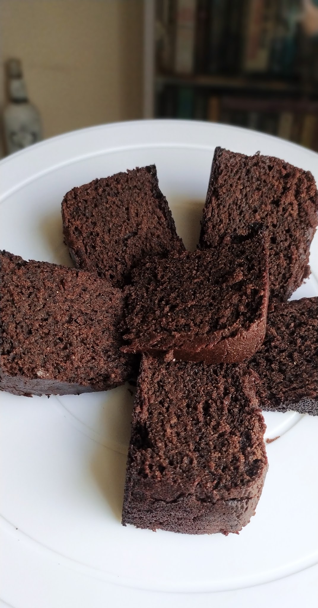 Gluten free cake with jaggery and dates syrup