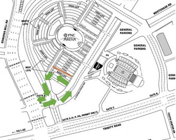 Pnc Park Parking Lot Map