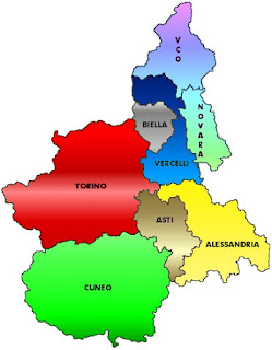 Ricerca sul Piemonte e le sue province