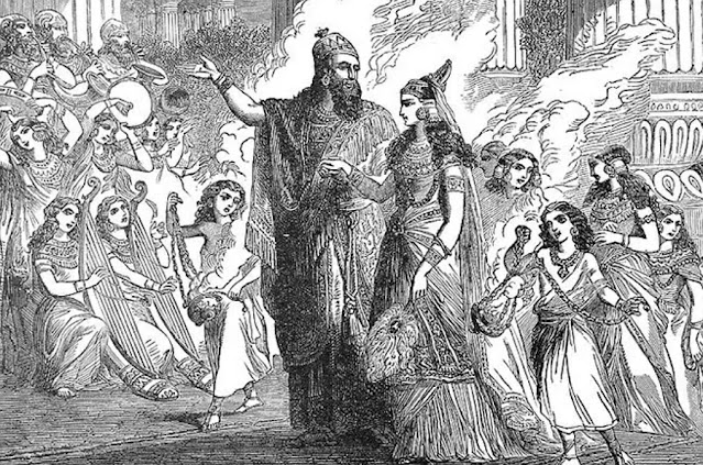Царь Ксеркс и его жена Аместрида
