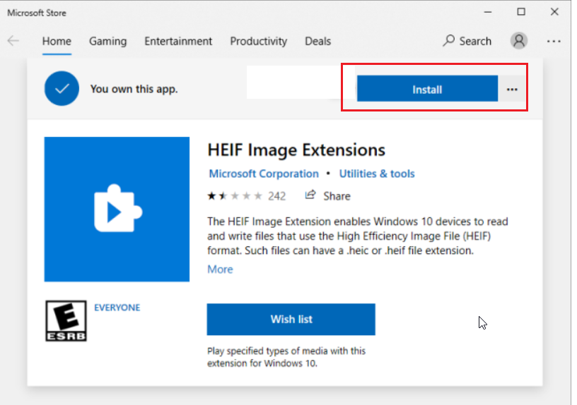 windows 11 heif image extension download