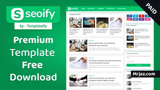 [Paid] Seoify Premium Blogger Template Free Download • Seoify v1.4.0 Solid Blogger Template Download