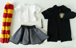 doll potter harry american clothes dolls hermione costumes robe pattern outfits costume cloak patterns sewing ag outfit crafts tutorial polly