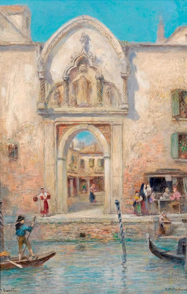 Frans Wilhelm Odelmark 1849-1937 | Swedish painter | Venedig