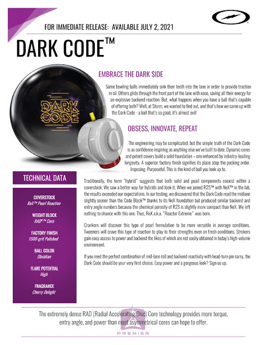 The Bowling Tree Storm Dark Code