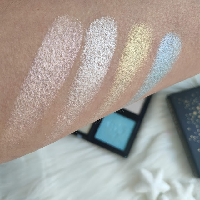 swatches Paleta de iluminadores de Wibo 06